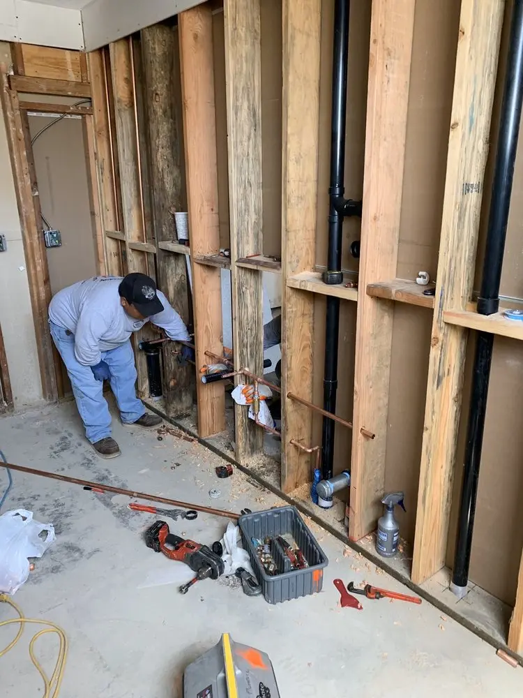 Commercial rough-in plumbing for Water Heater Replacement in Manatee Harbor